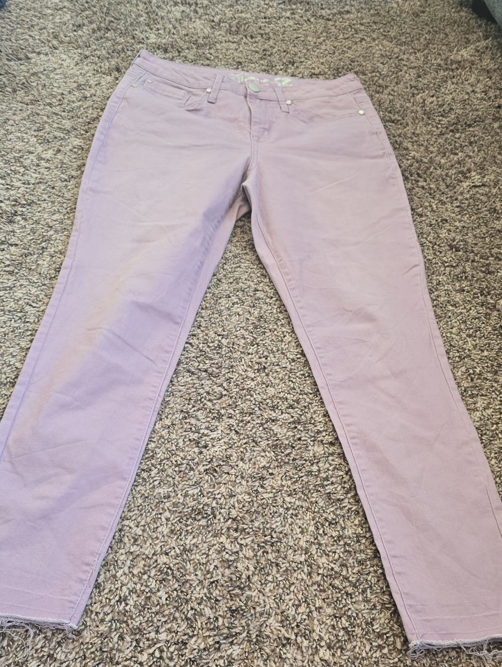 Seven7 Lavender Straight Leg Jeans